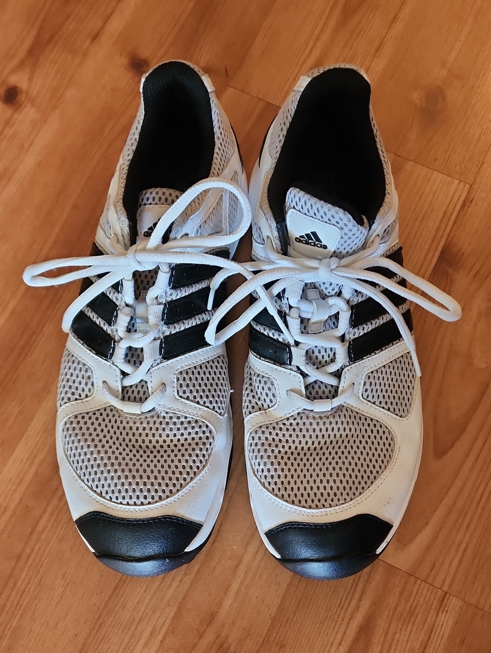 Adidas White and Black Mens Golf Shoes